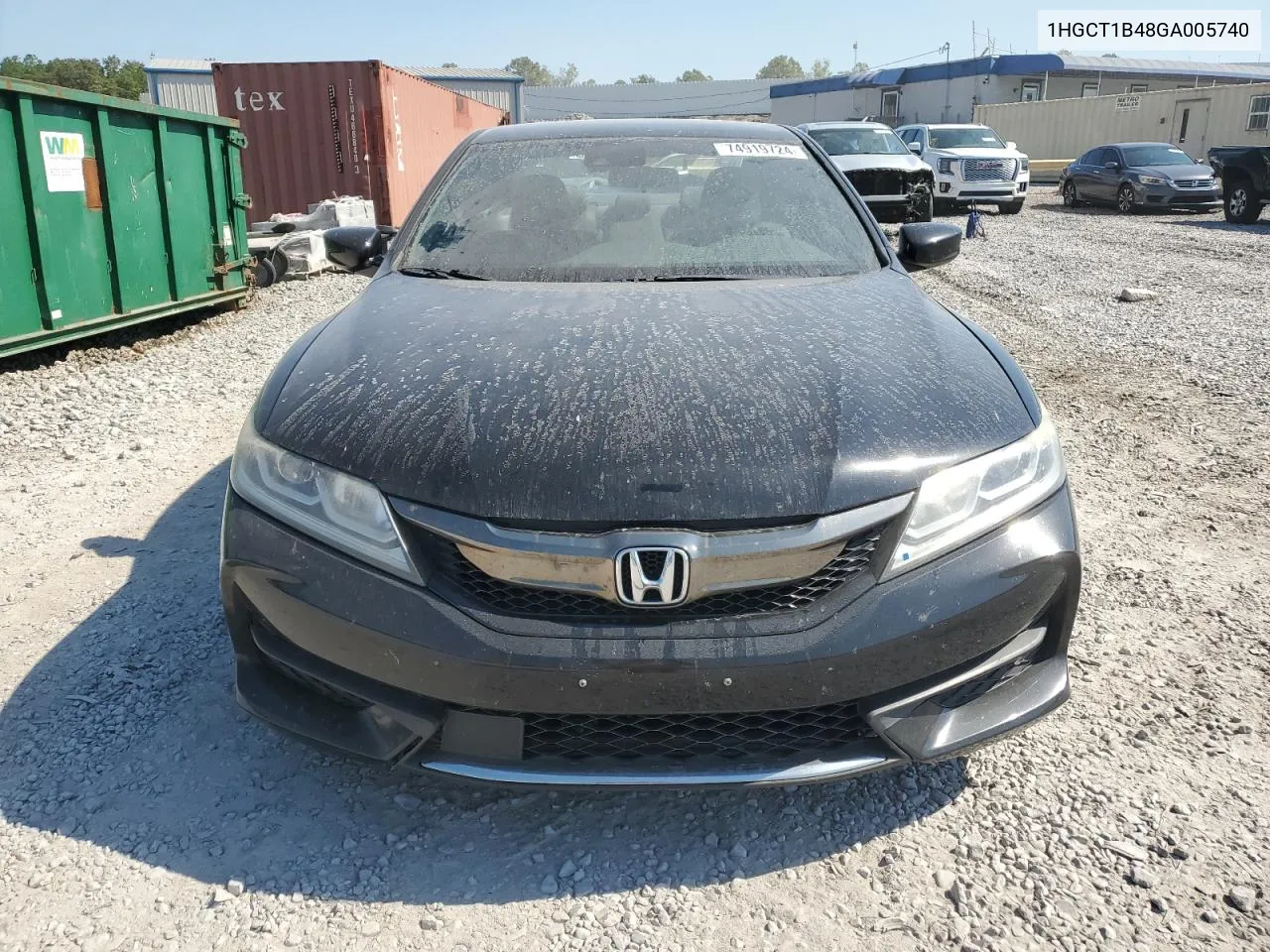 2016 Honda Accord Lx-S VIN: 1HGCT1B48GA005740 Lot: 74919724