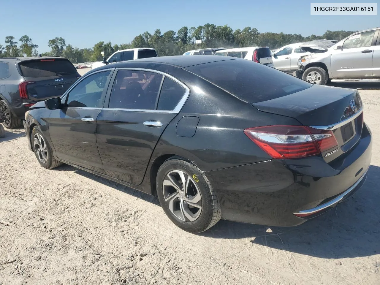 2016 Honda Accord Lx VIN: 1HGCR2F33GA016151 Lot: 75402264