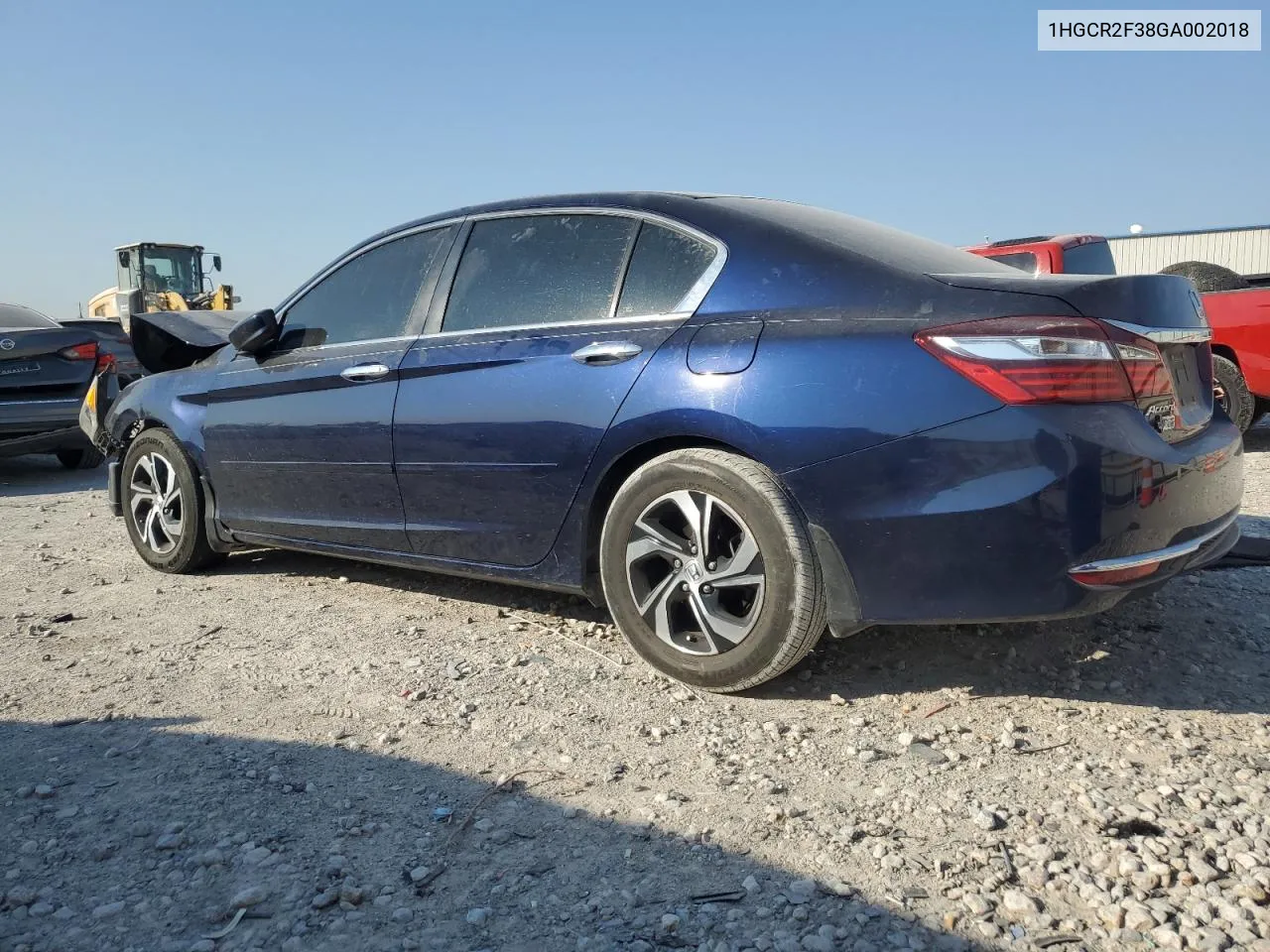 1HGCR2F38GA002018 2016 Honda Accord Lx