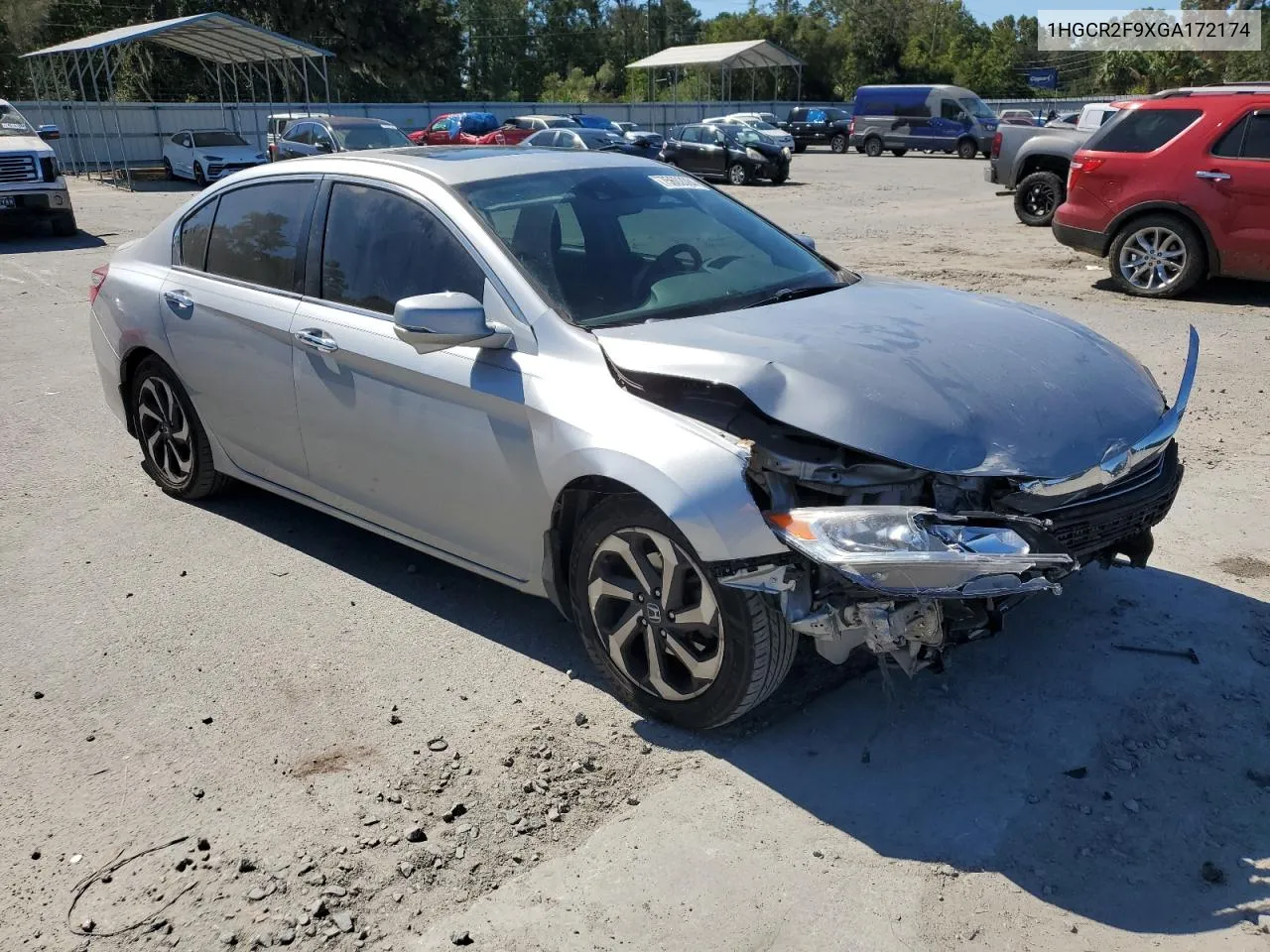 2016 Honda Accord Exl VIN: 1HGCR2F9XGA172174 Lot: 75602084