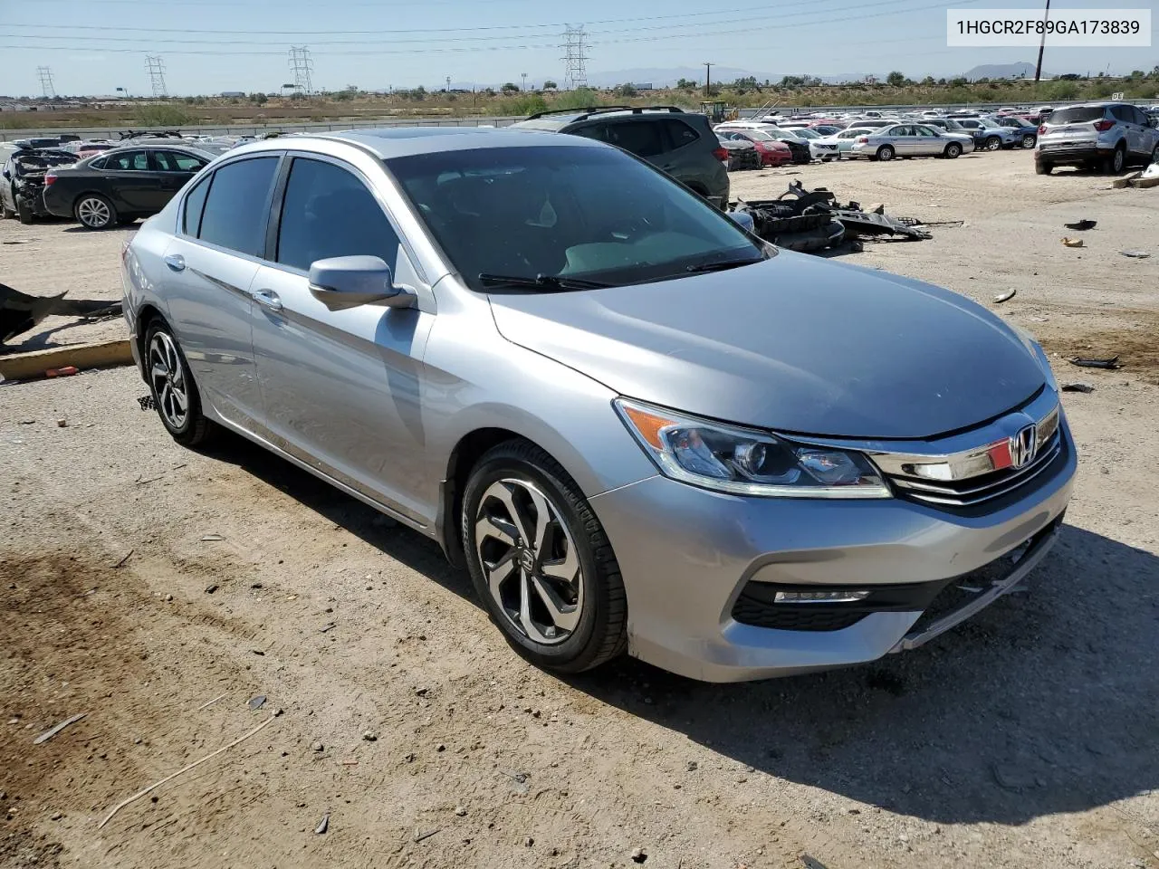 2016 Honda Accord Exl VIN: 1HGCR2F89GA173839 Lot: 75723064