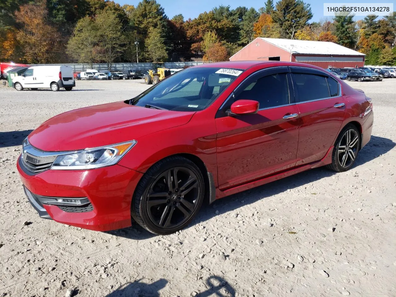 1HGCR2F51GA134278 2016 Honda Accord Sport