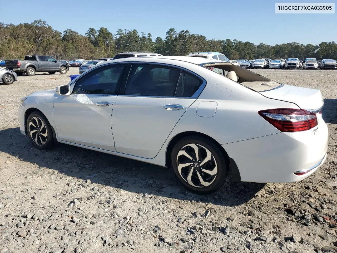 1HGCR2F7XGA033905 2016 Honda Accord Ex