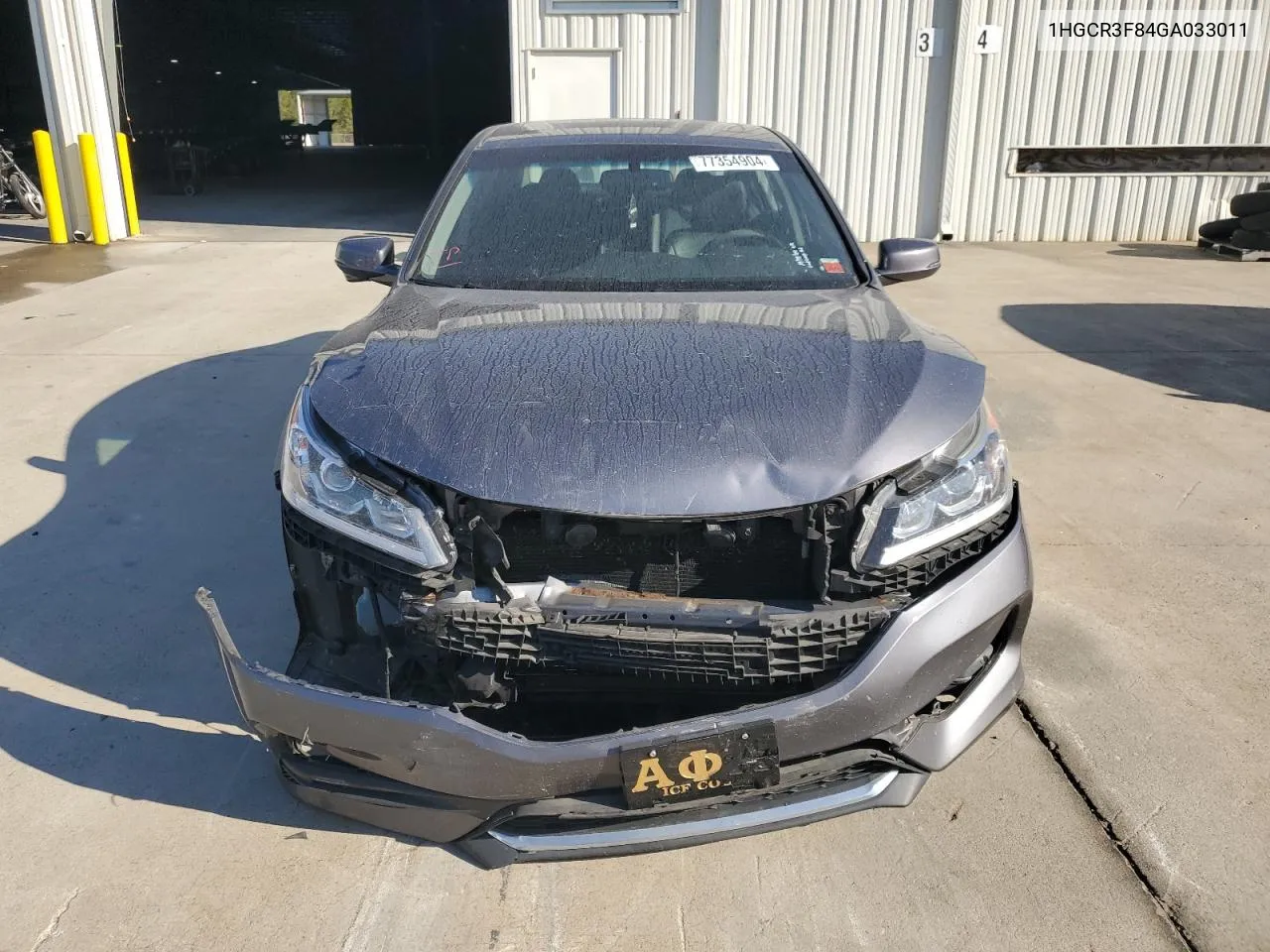 2016 Honda Accord Exl VIN: 1HGCR3F84GA033011 Lot: 77354904