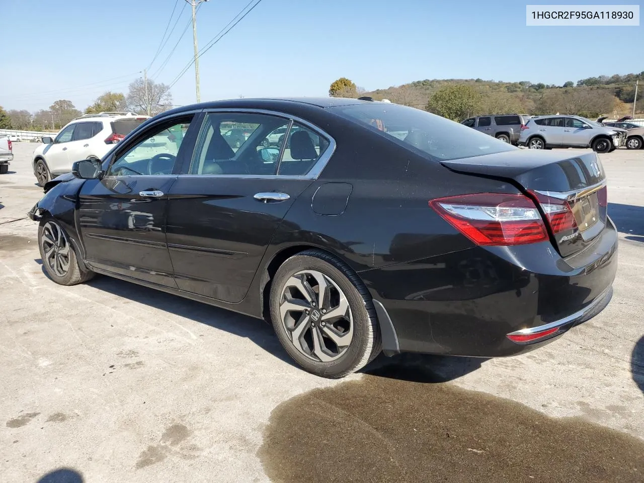 2016 Honda Accord Exl VIN: 1HGCR2F95GA118930 Lot: 77398624