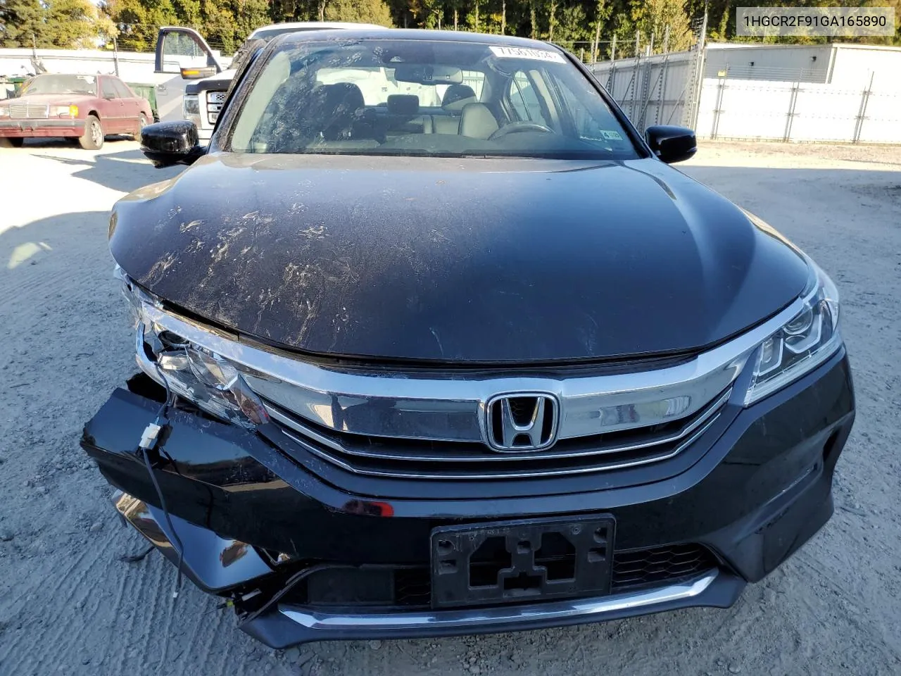 2016 Honda Accord Exl VIN: 1HGCR2F91GA165890 Lot: 77561034