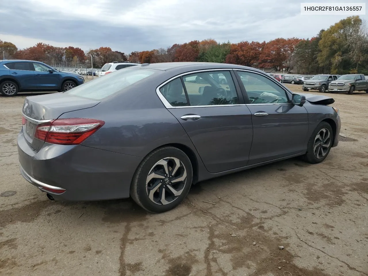 2016 Honda Accord Exl VIN: 1HGCR2F81GA136557 Lot: 77694304