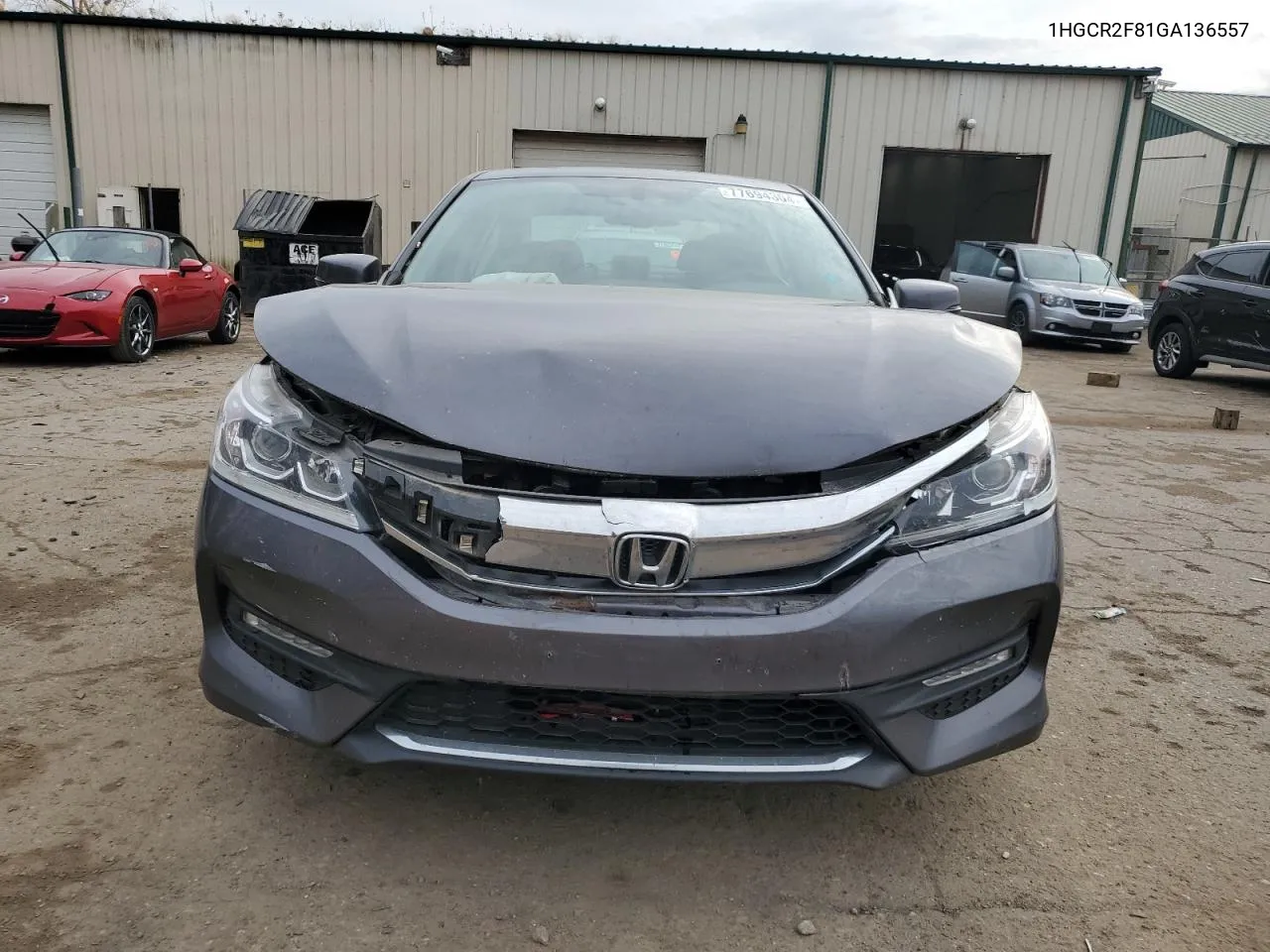 2016 Honda Accord Exl VIN: 1HGCR2F81GA136557 Lot: 77694304