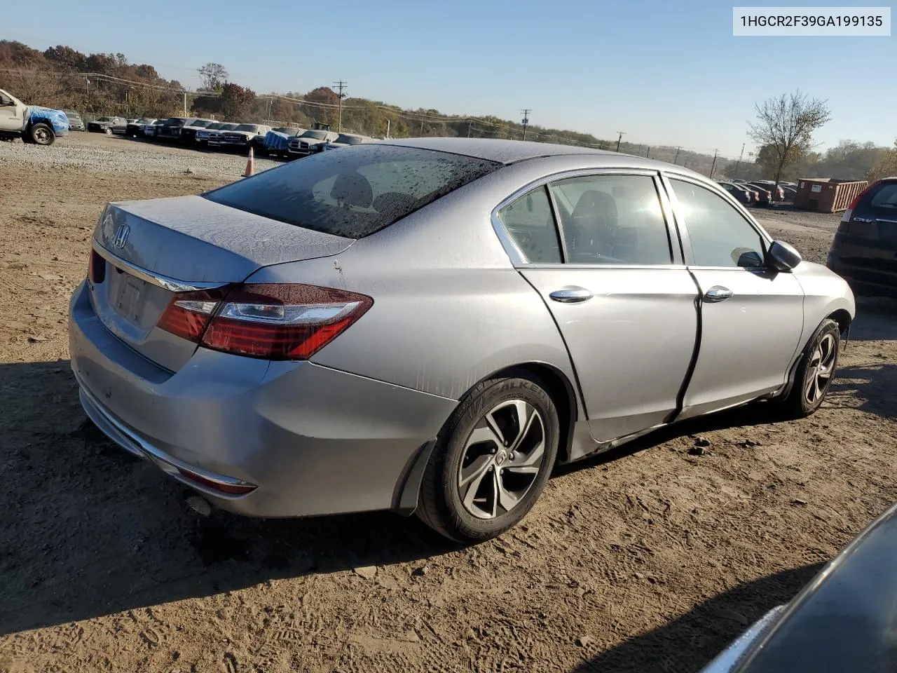 2016 Honda Accord Lx VIN: 1HGCR2F39GA199135 Lot: 77801254