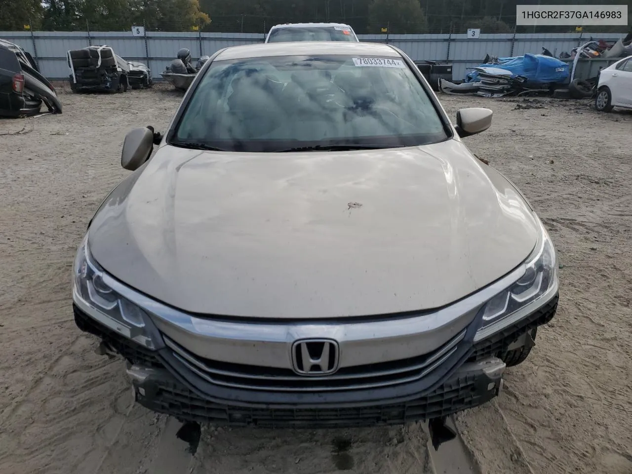 2016 Honda Accord Lx VIN: 1HGCR2F37GA146983 Lot: 78033744