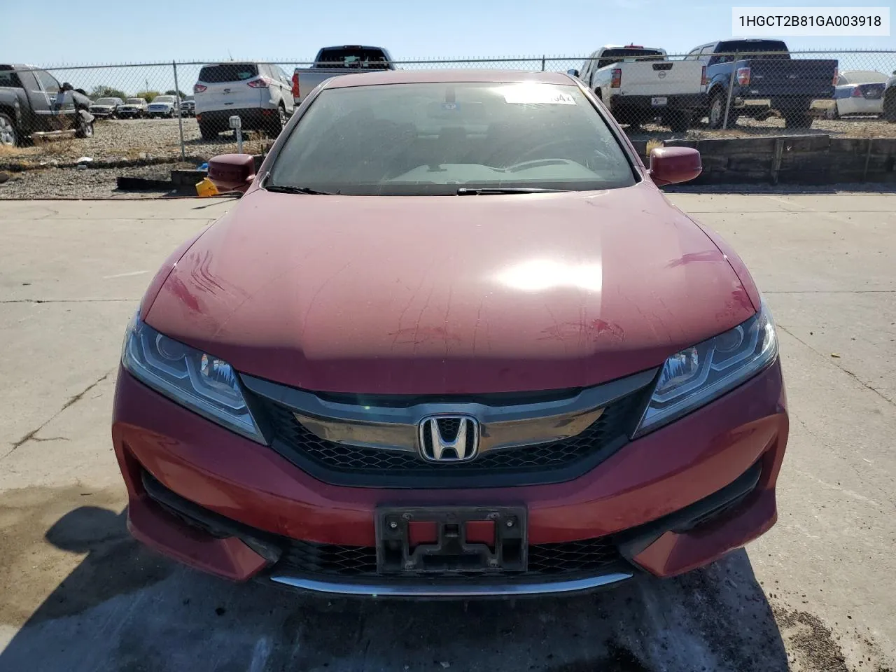 2016 Honda Accord Exl VIN: 1HGCT2B81GA003918 Lot: 78059654