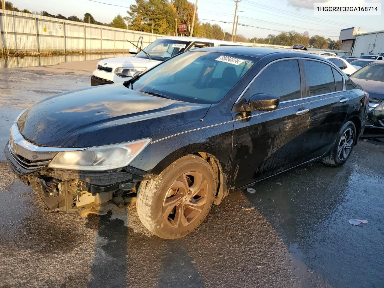 2016 Honda Accord Lx VIN: 1HGCR2F32GA168714 Lot: 78088874