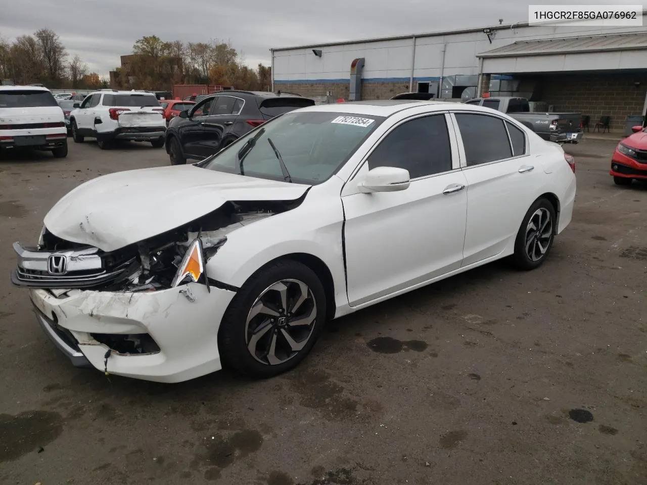 2016 Honda Accord Exl VIN: 1HGCR2F85GA076962 Lot: 78272854