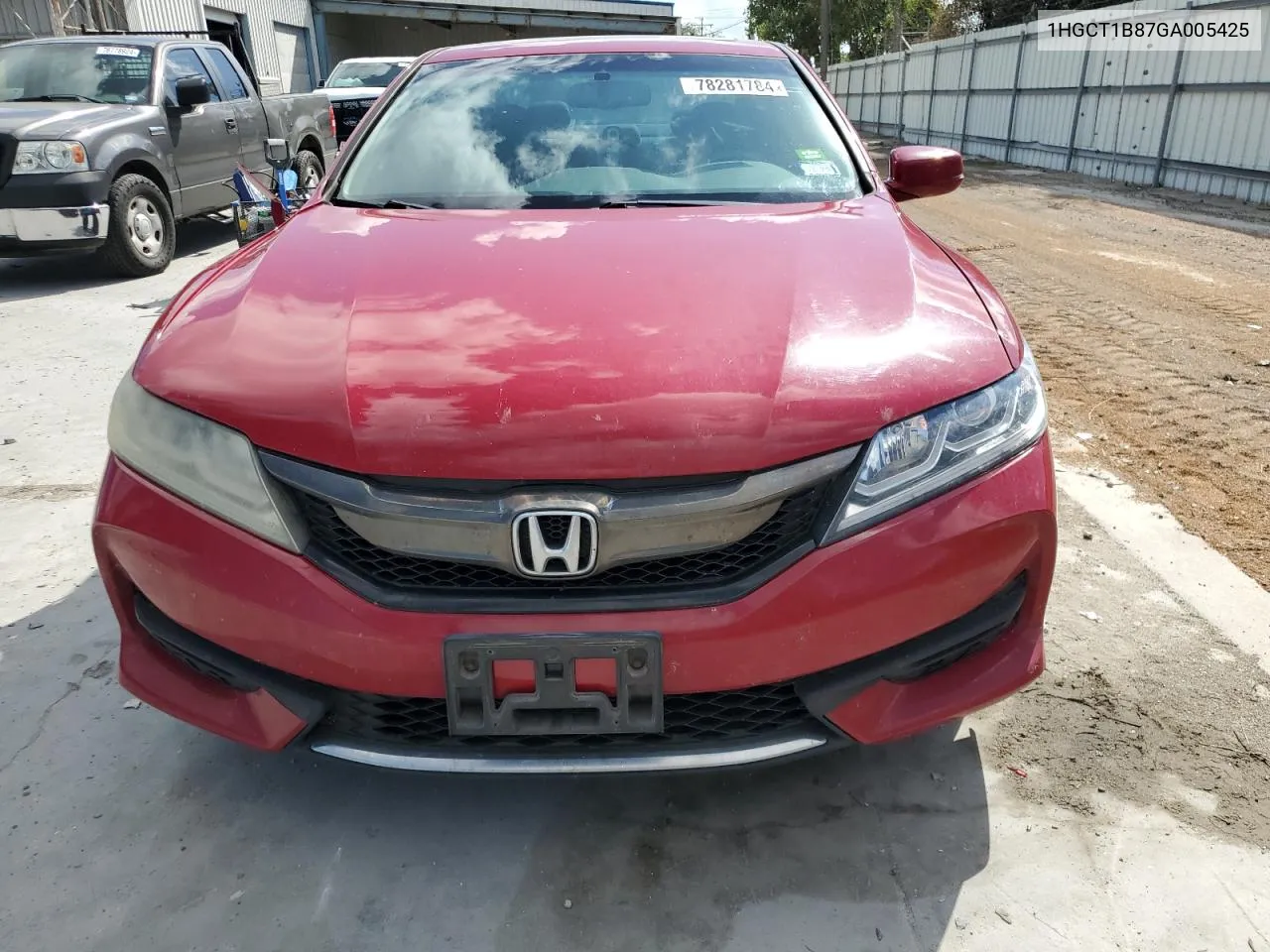 2016 Honda Accord Exl VIN: 1HGCT1B87GA005425 Lot: 78281784