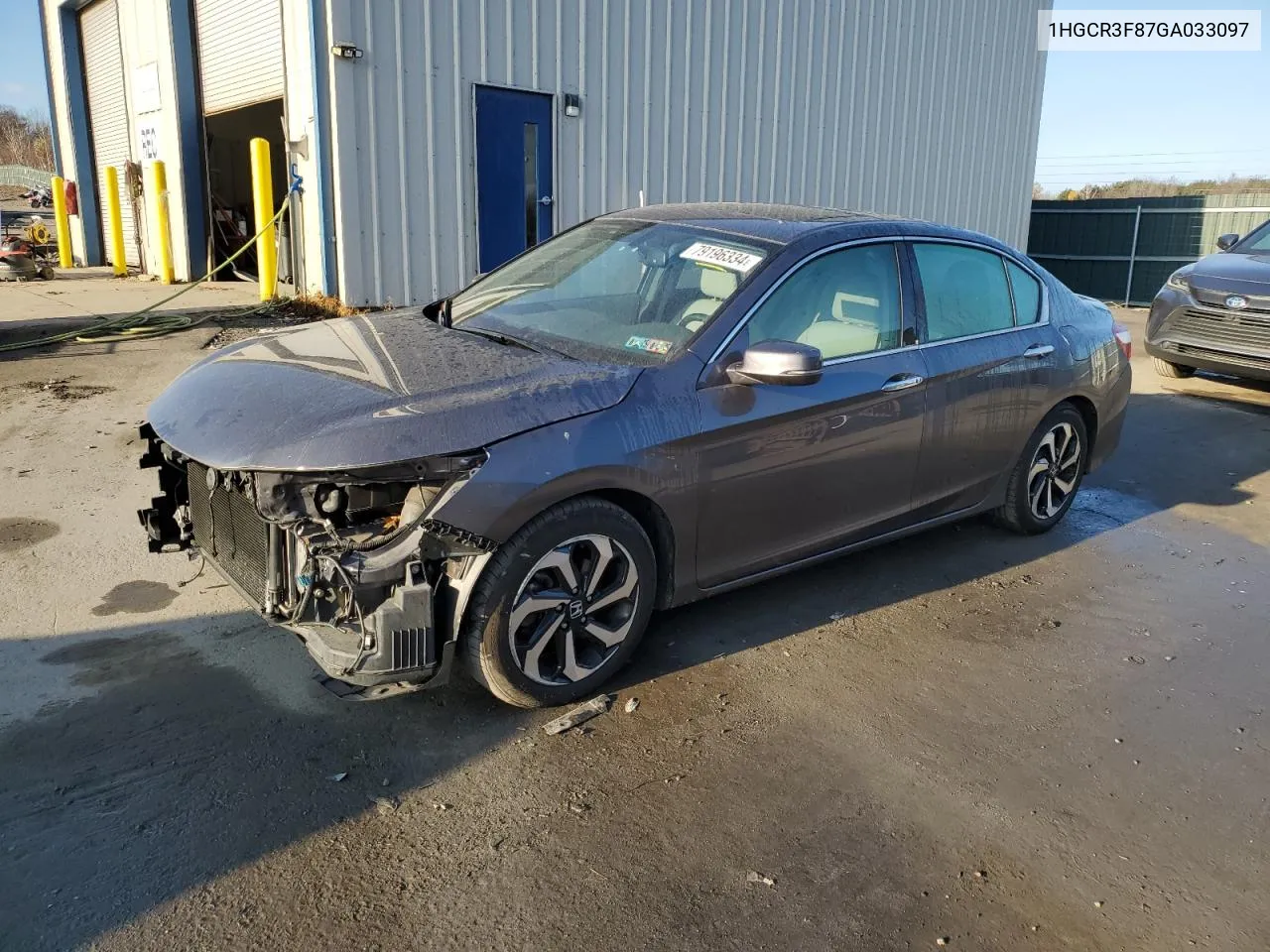 2016 Honda Accord Exl VIN: 1HGCR3F87GA033097 Lot: 79196334