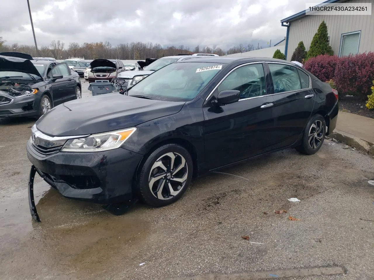 2016 Honda Accord Lx VIN: 1HGCR2F43GA234261 Lot: 79262974