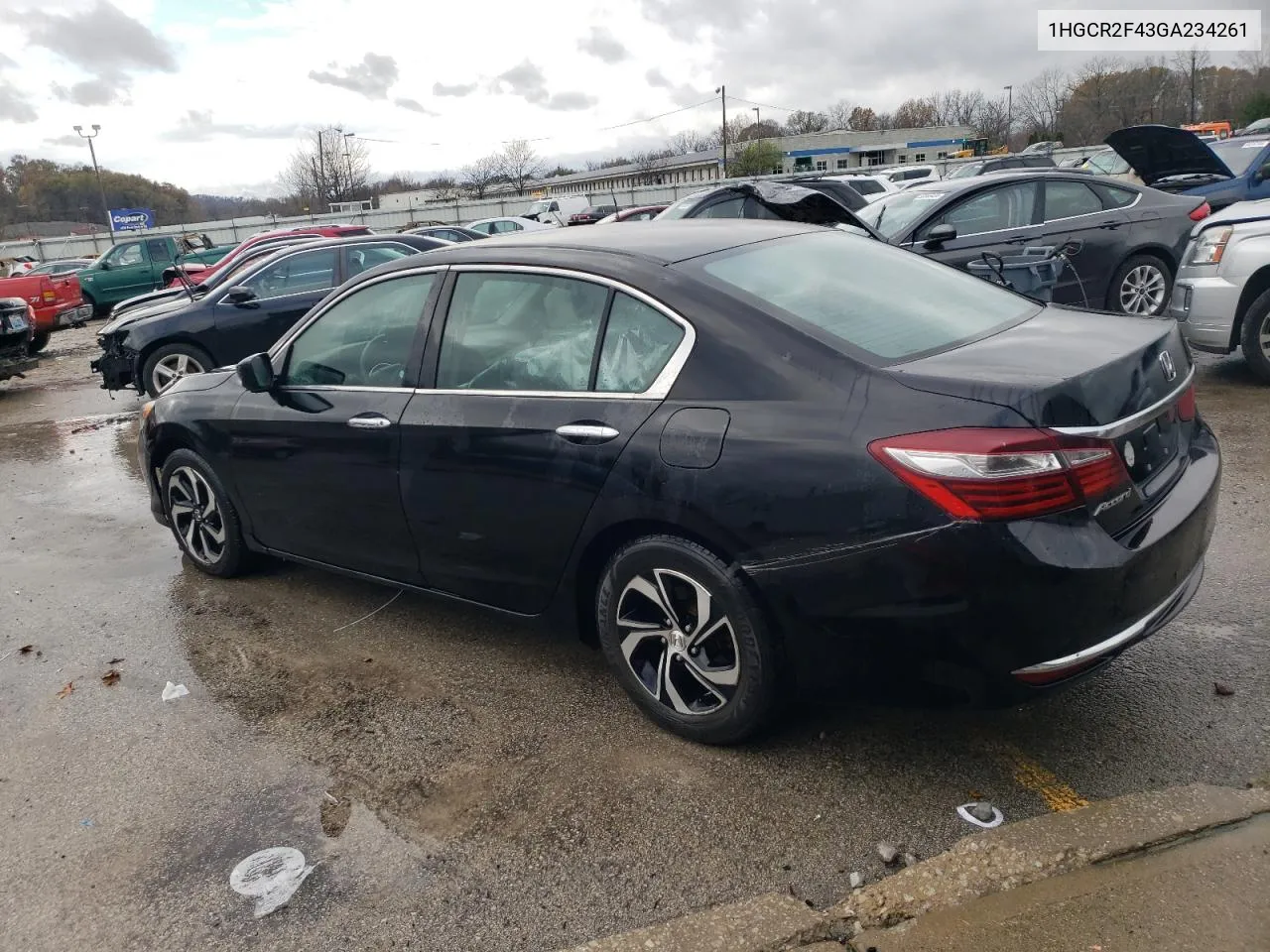 2016 Honda Accord Lx VIN: 1HGCR2F43GA234261 Lot: 79262974