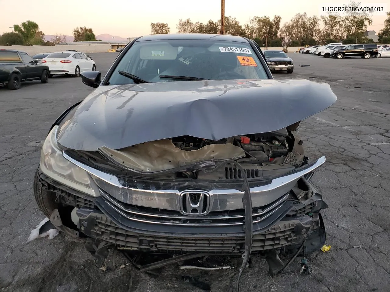 2016 Honda Accord Lx VIN: 1HGCR2F38GA008403 Lot: 79451104