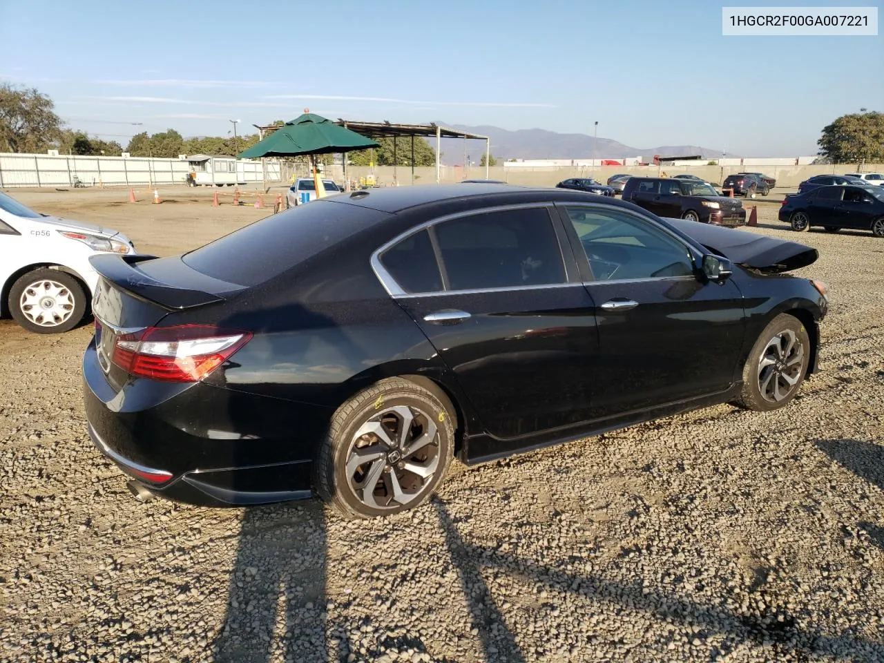 2016 Honda Accord Ex VIN: 1HGCR2F00GA007221 Lot: 79491194