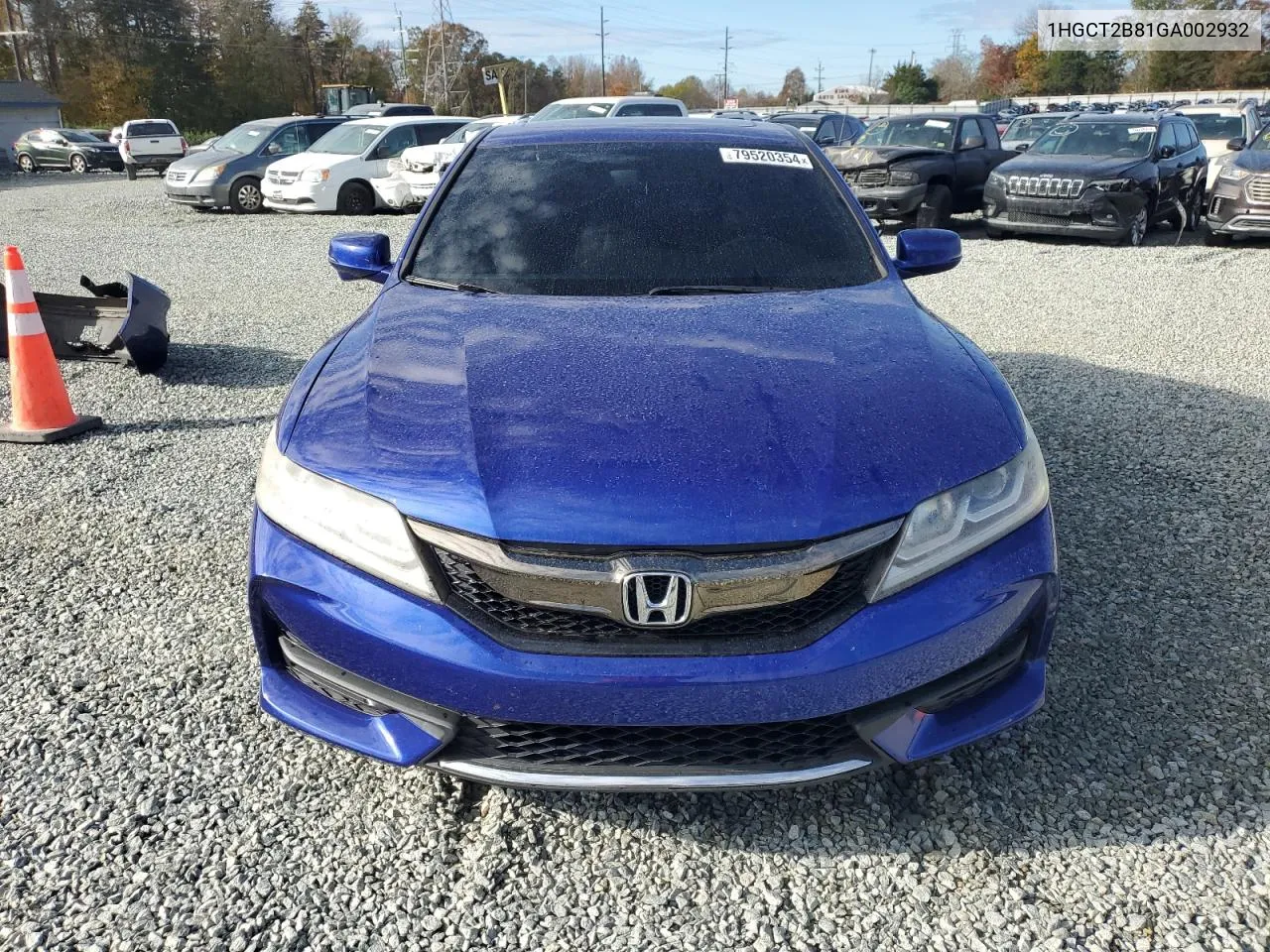 2016 Honda Accord Exl VIN: 1HGCT2B81GA002932 Lot: 79520354