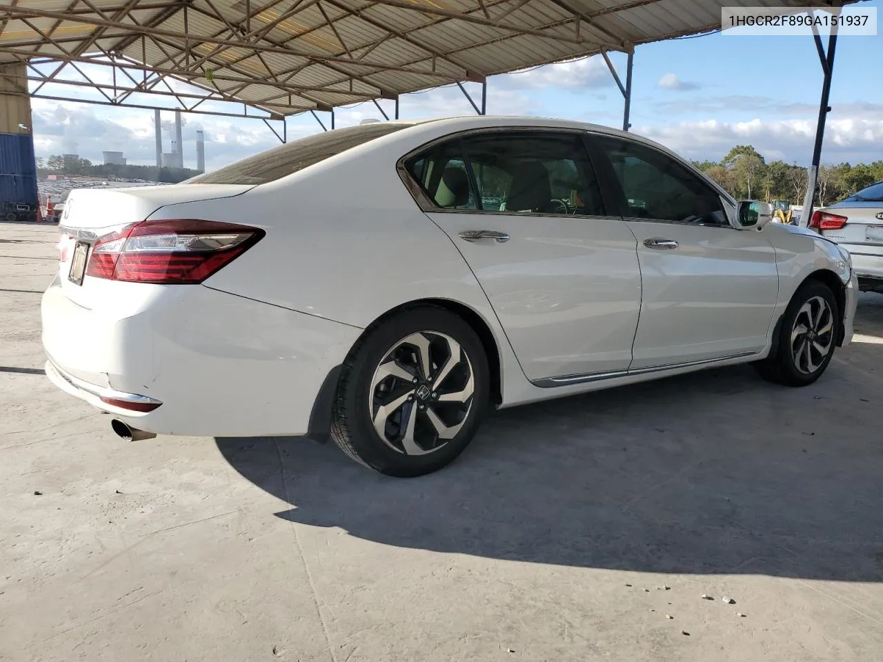 2016 Honda Accord Exl VIN: 1HGCR2F89GA151937 Lot: 79525514