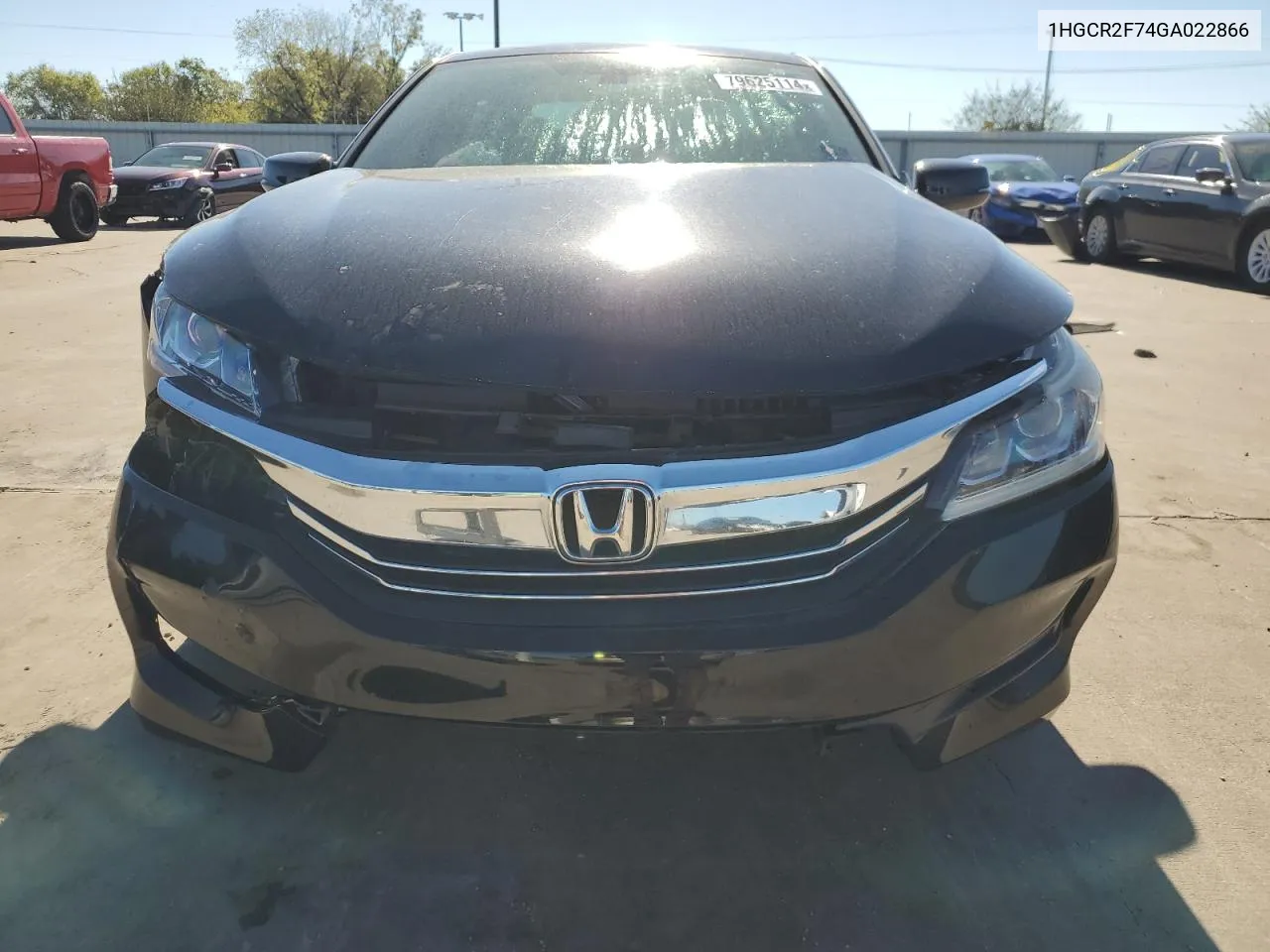 2016 Honda Accord Ex VIN: 1HGCR2F74GA022866 Lot: 79625114