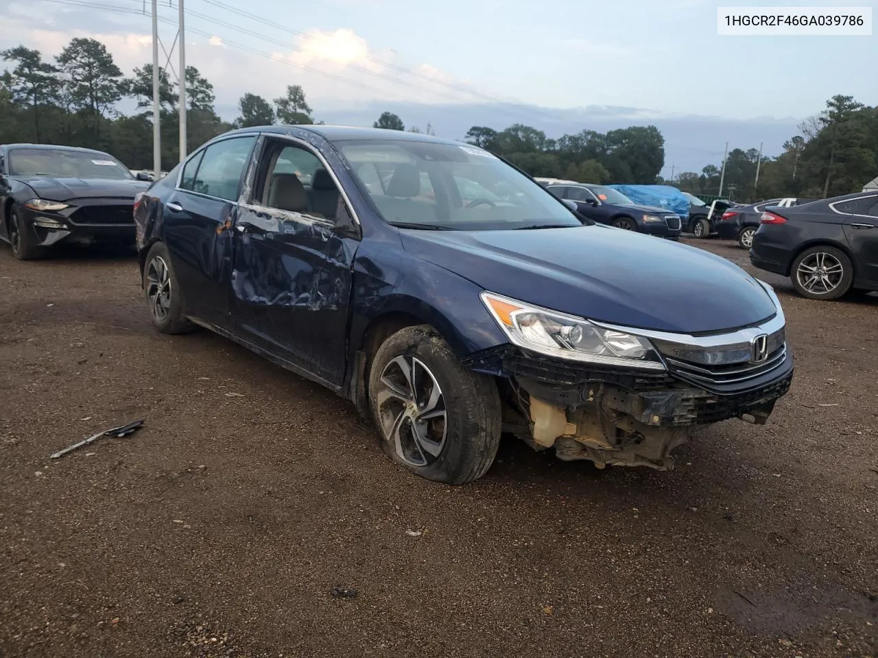 2016 Honda Accord Lx VIN: 1HGCR2F46GA039786 Lot: 79658764