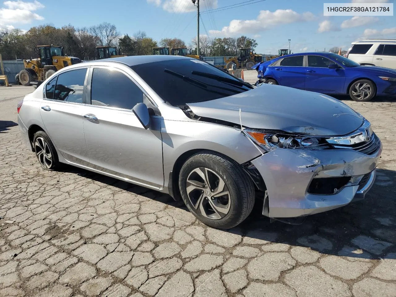 2016 Honda Accord Lx VIN: 1HGCR2F38GA121784 Lot: 79853214