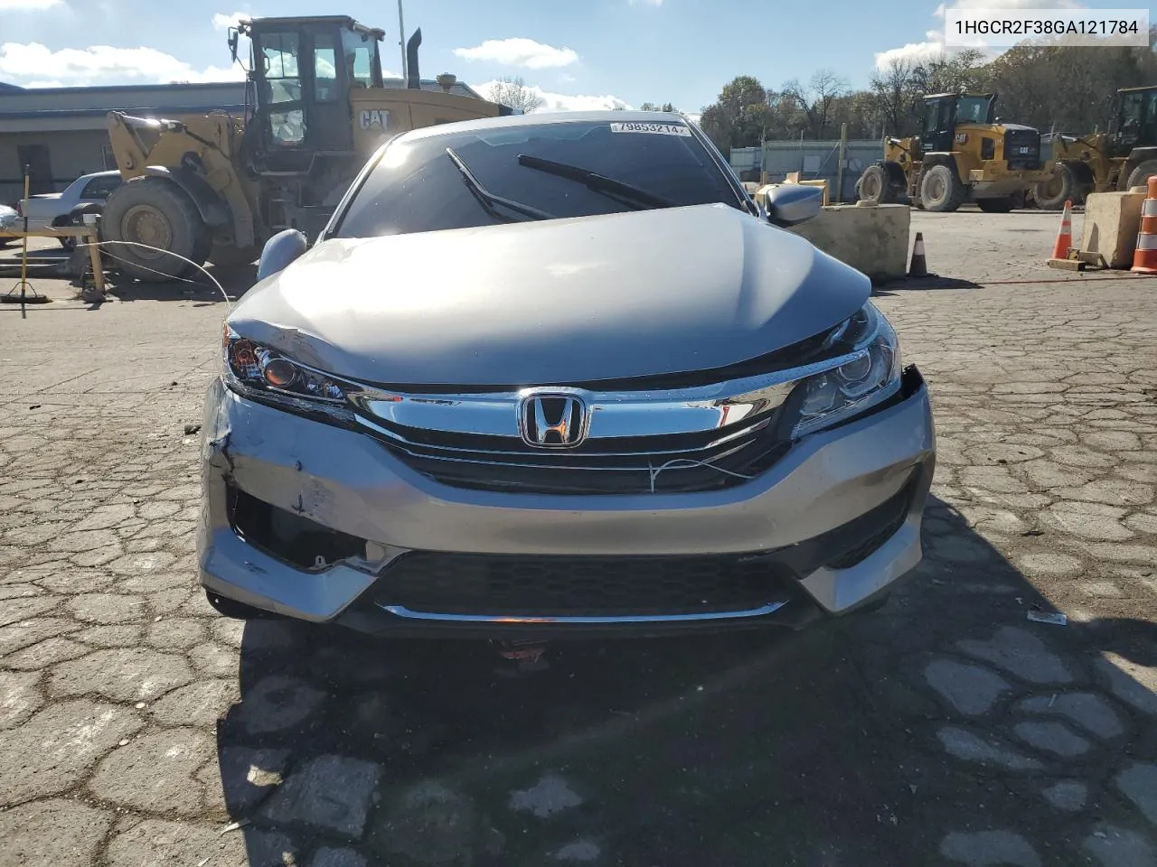 2016 Honda Accord Lx VIN: 1HGCR2F38GA121784 Lot: 79853214