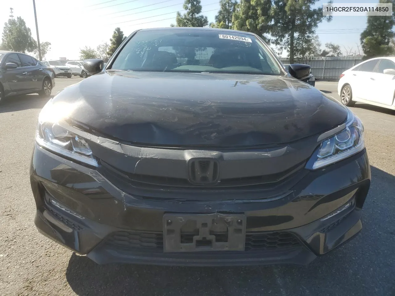 2016 Honda Accord Sport VIN: 1HGCR2F52GA114850 Lot: 80142094