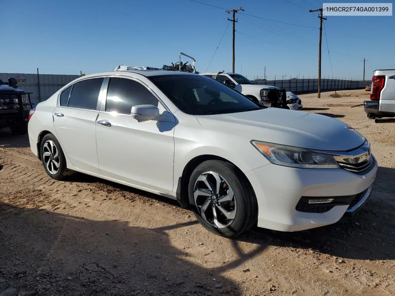 1HGCR2F74GA001399 2016 Honda Accord Ex