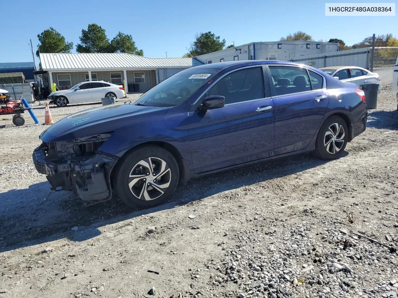 2016 Honda Accord Lx VIN: 1HGCR2F48GA038364 Lot: 80858804