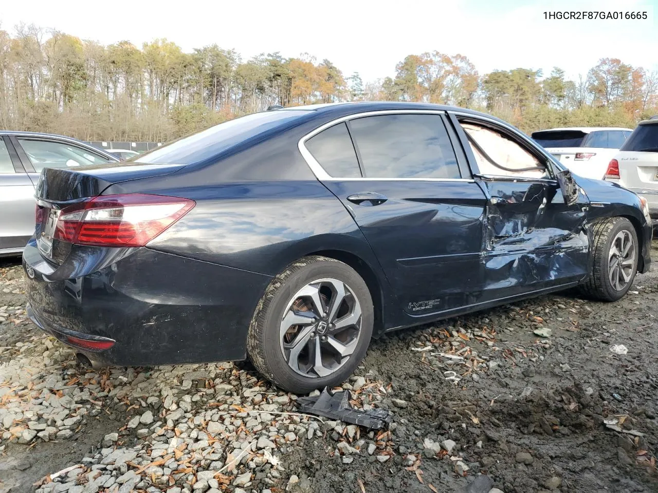 2016 Honda Accord Exl VIN: 1HGCR2F87GA016665 Lot: 81060814