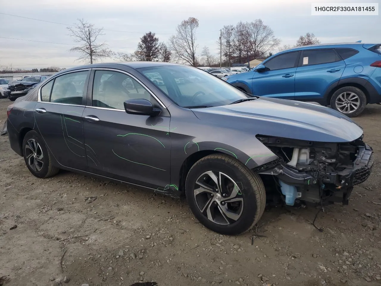 2016 Honda Accord Lx VIN: 1HGCR2F33GA181455 Lot: 81104024