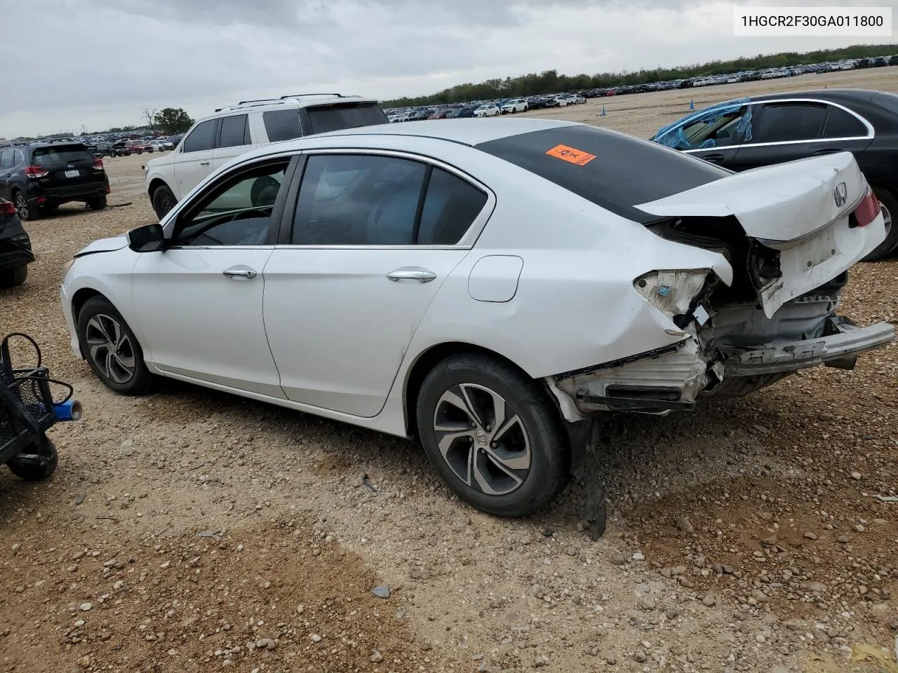 2016 Honda Accord Lx VIN: 1HGCR2F30GA011800 Lot: 81112574