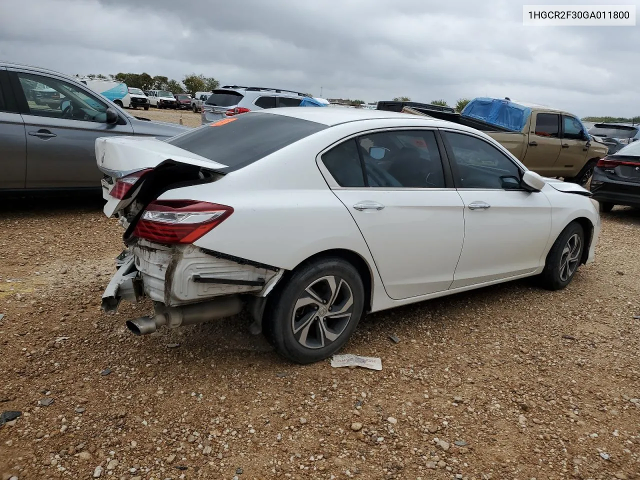 2016 Honda Accord Lx VIN: 1HGCR2F30GA011800 Lot: 81112574