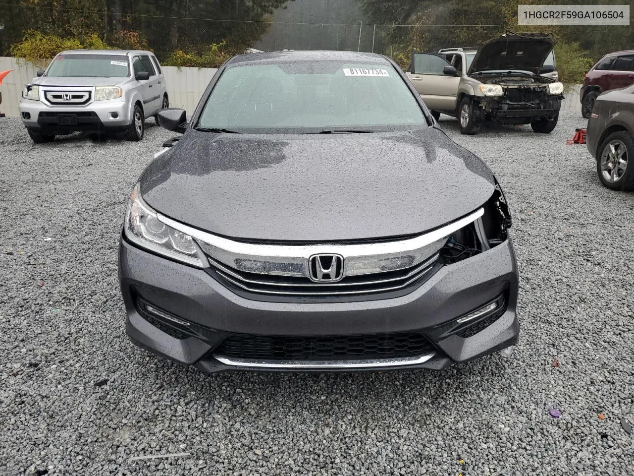 2016 Honda Accord Sport VIN: 1HGCR2F59GA106504 Lot: 81167734