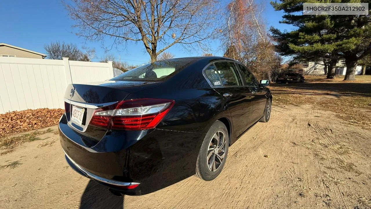 2016 Honda Accord Lx VIN: 1HGCR2F35GA212902 Lot: 81255634