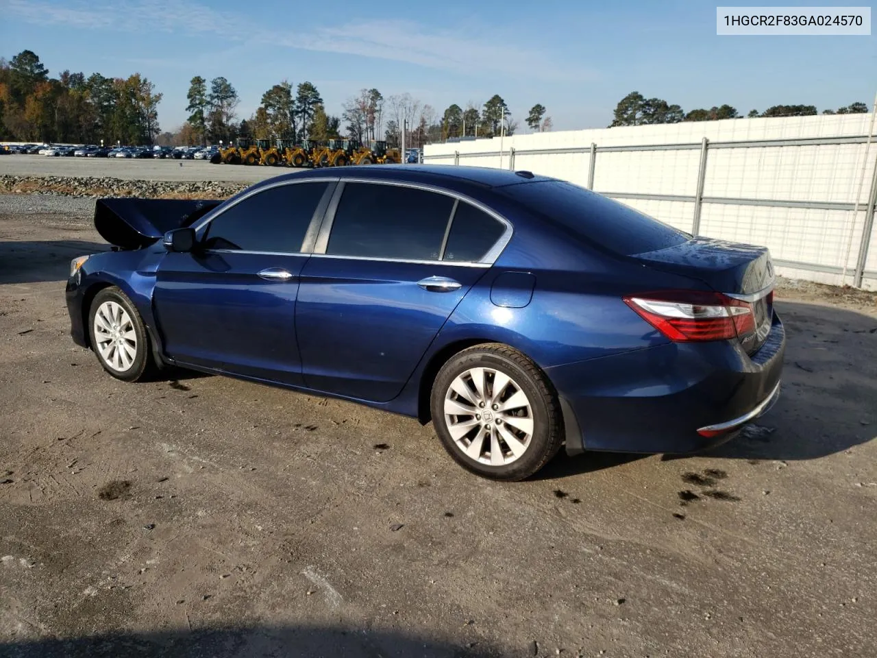 2016 Honda Accord Exl VIN: 1HGCR2F83GA024570 Lot: 81364804