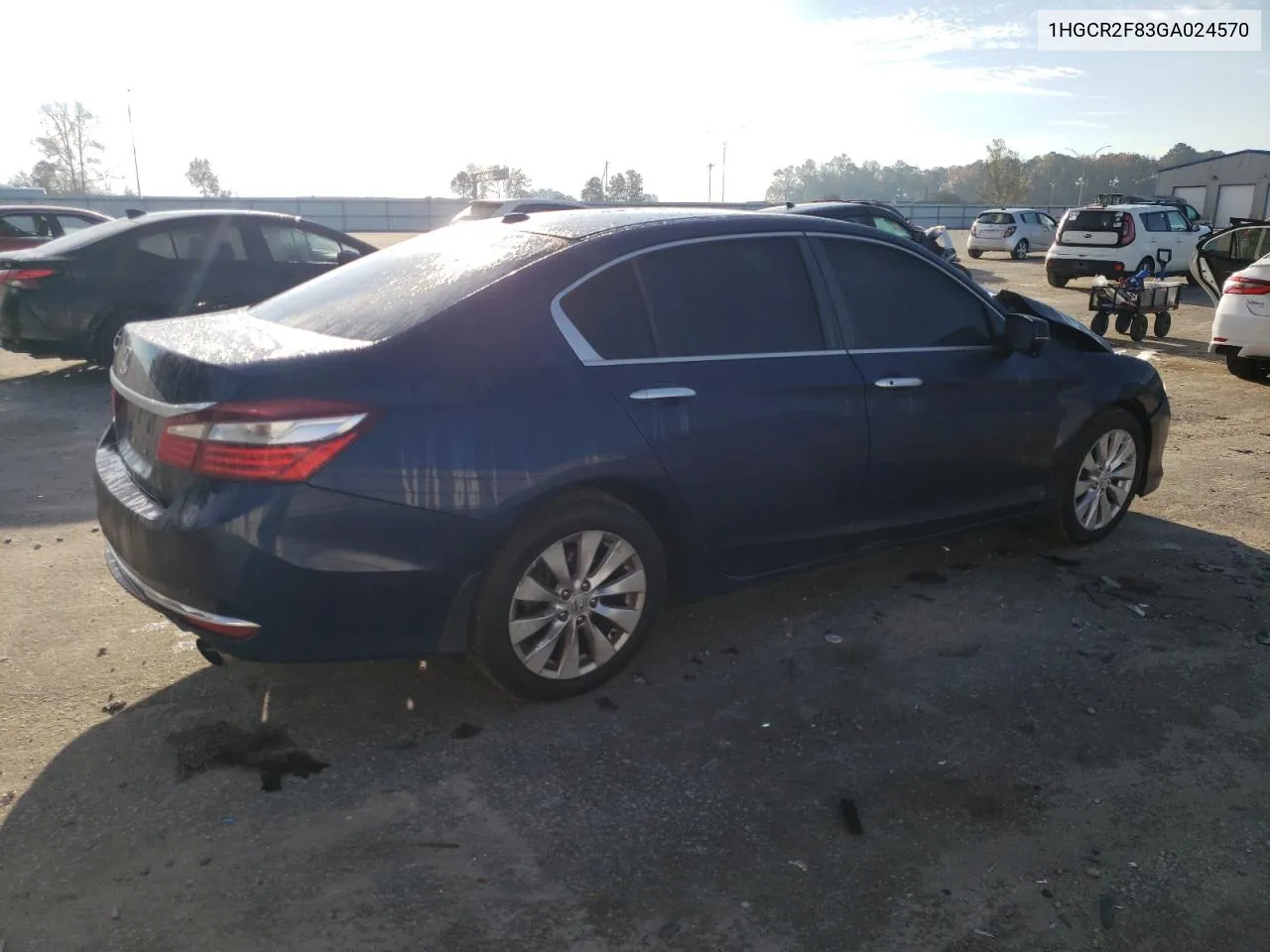 2016 Honda Accord Exl VIN: 1HGCR2F83GA024570 Lot: 81364804