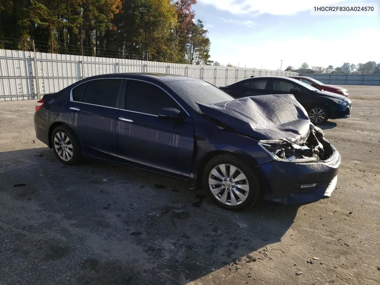 2016 Honda Accord Exl VIN: 1HGCR2F83GA024570 Lot: 81364804