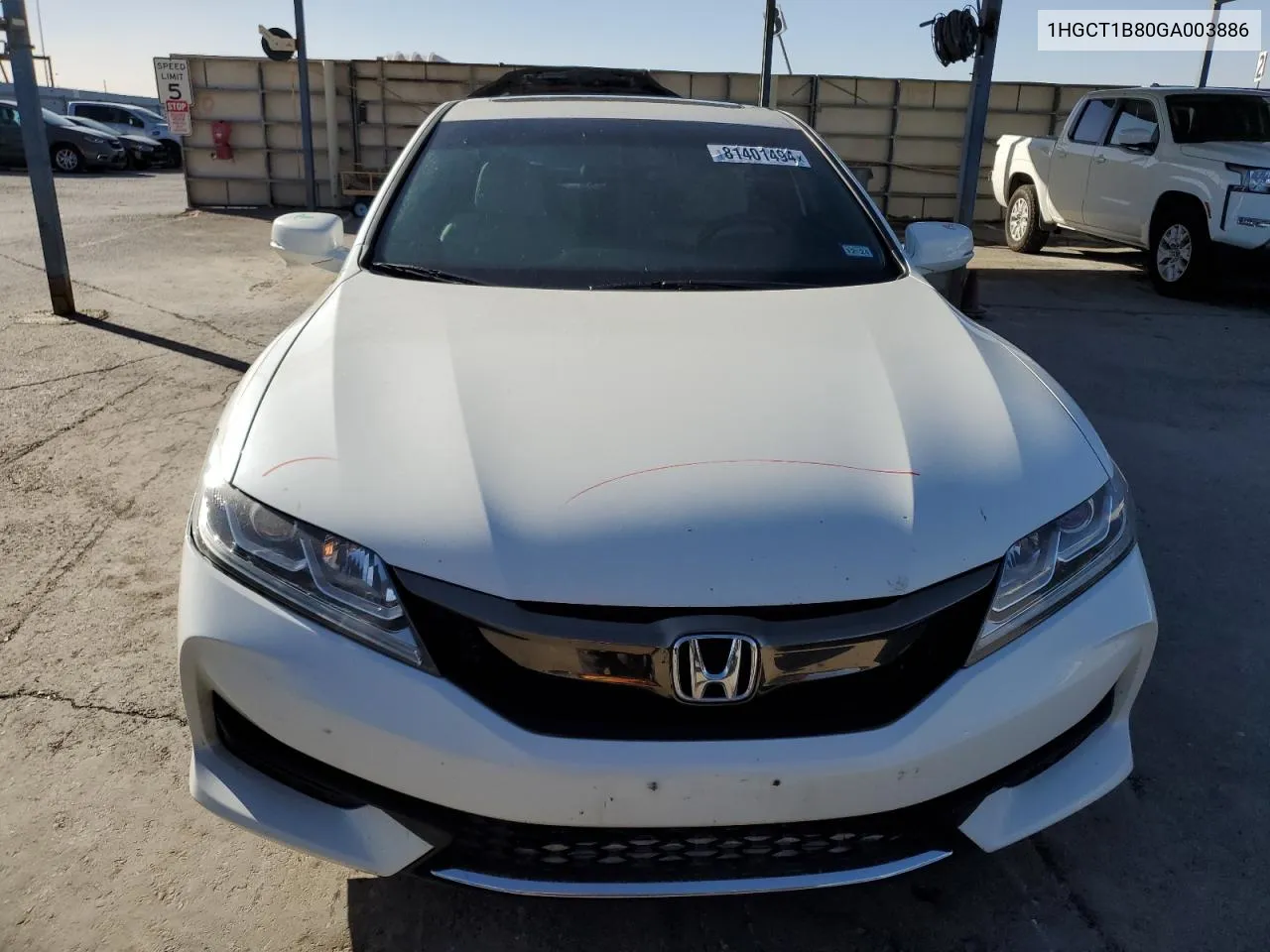 2016 Honda Accord Exl VIN: 1HGCT1B80GA003886 Lot: 81401494