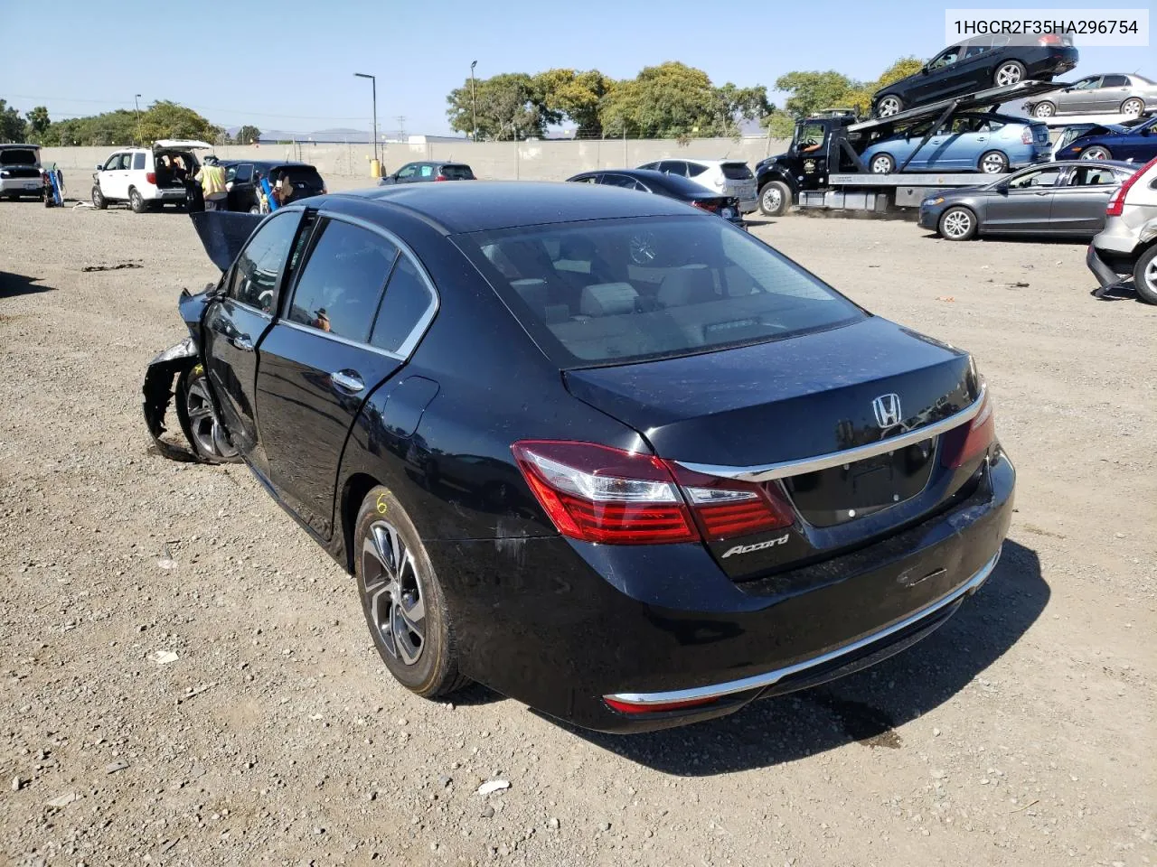 2017 Honda Accord Lx VIN: 1HGCR2F35HA296754 Lot: 50827702