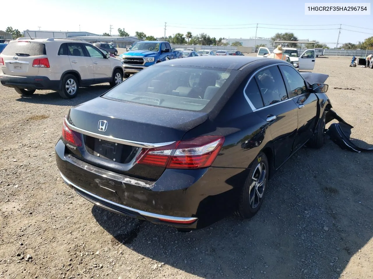 2017 Honda Accord Lx VIN: 1HGCR2F35HA296754 Lot: 50827702