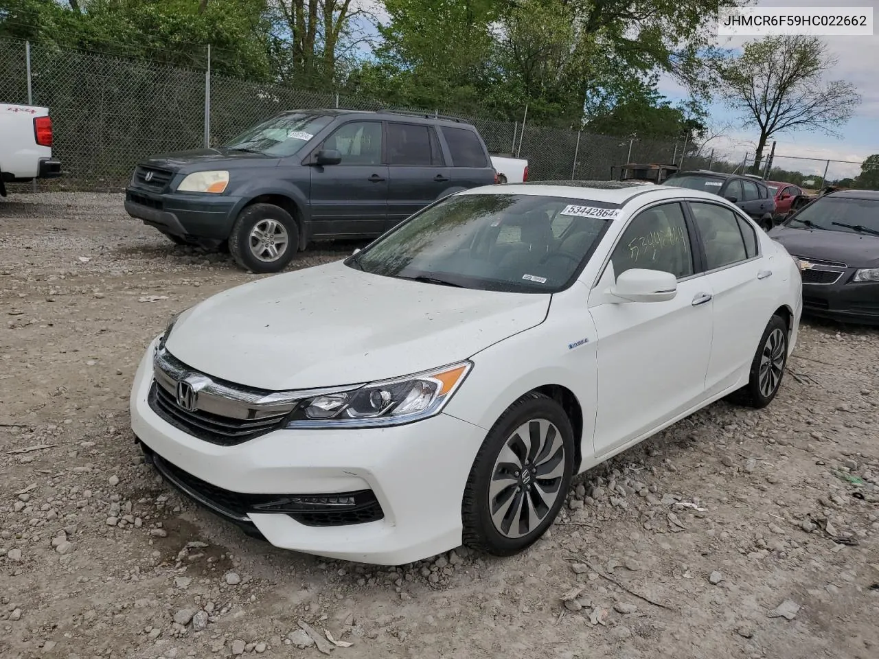 2017 Honda Accord Hybrid Exl VIN: JHMCR6F59HC022662 Lot: 53442864