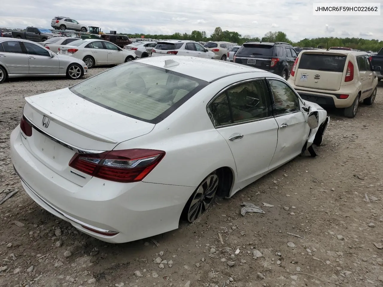 2017 Honda Accord Hybrid Exl VIN: JHMCR6F59HC022662 Lot: 53442864