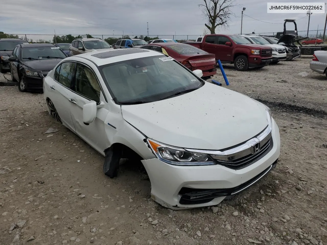 2017 Honda Accord Hybrid Exl VIN: JHMCR6F59HC022662 Lot: 53442864