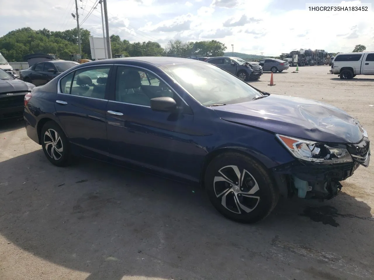 2017 Honda Accord Lx VIN: 1HGCR2F35HA183452 Lot: 53523944