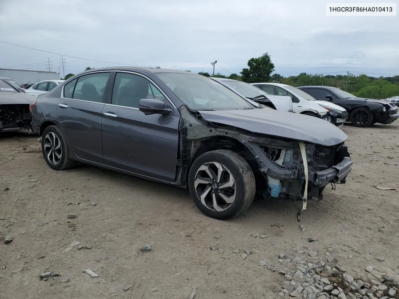 2017 Honda Accord Exl VIN: 1HGCR3F86HA010413 Lot: 53829394