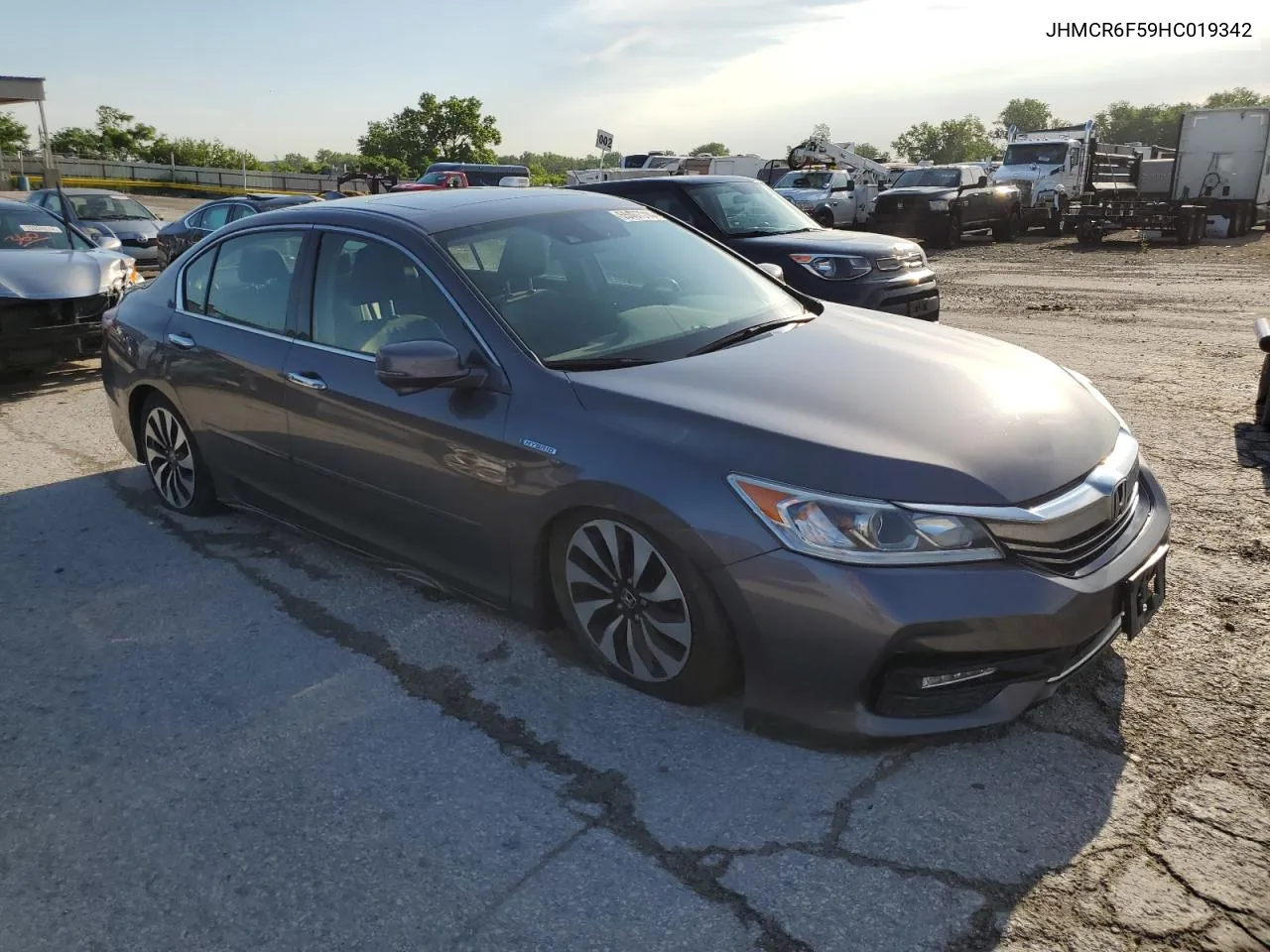 2017 Honda Accord Hybrid Exl VIN: JHMCR6F59HC019342 Lot: 55407914